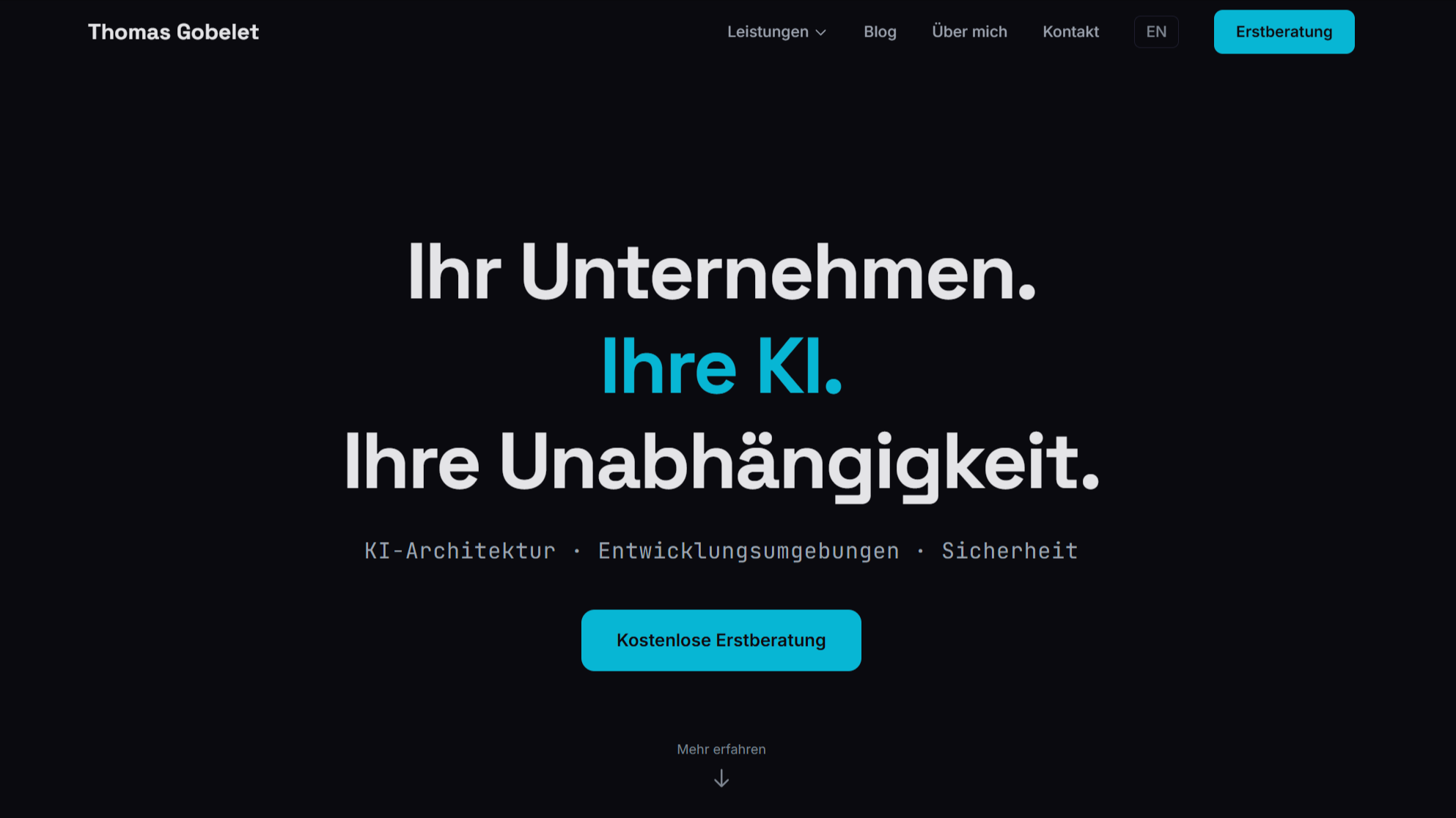 Screenshot: thomas-gobelet.de